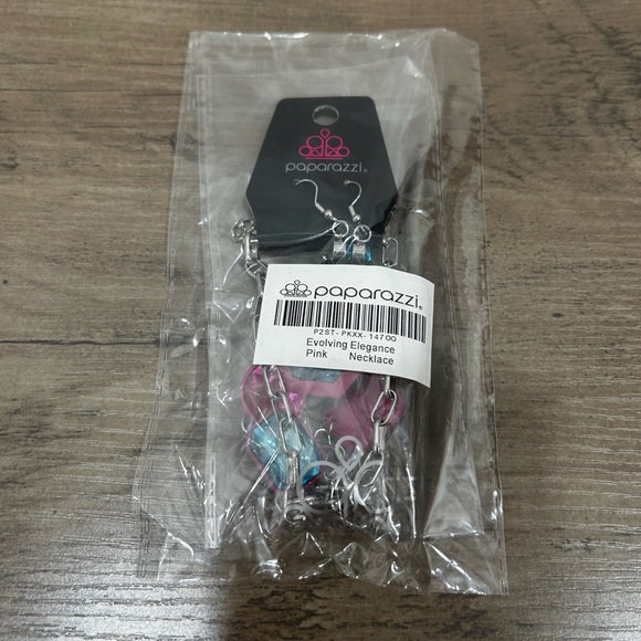 NWT Paparazzi 4 Pc Pink and Blue Necklace Set - Picture 7 of 12